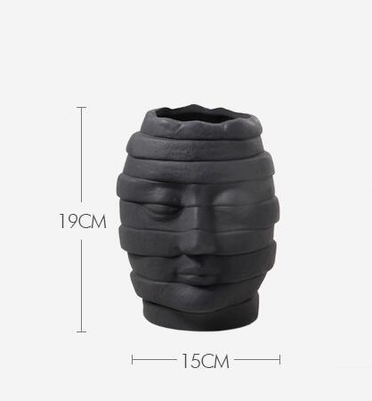 Artistic Vase, Modern Zen Vase, Creative Vase, Flower Arrangement Holder