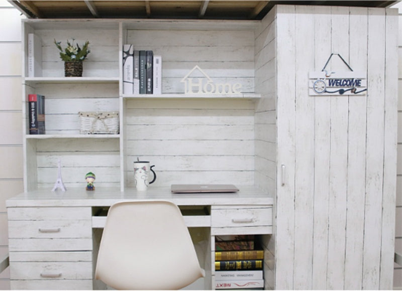 Shiplap Wallpaper, Self-adhesive Waterproof Wood Panel Wallpaper, Rustic Wallpaper, Bedroom Living Room Wallpaper