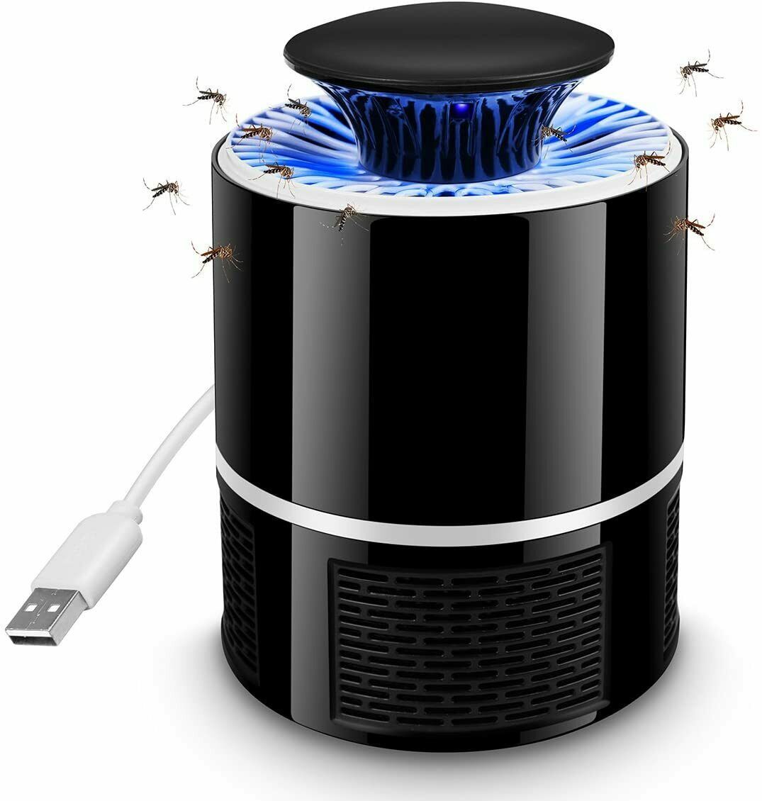 Electric UV Mosquito Killer Lamp, Outdoor Indoor Fly Bug Insect Zapper Trap USB