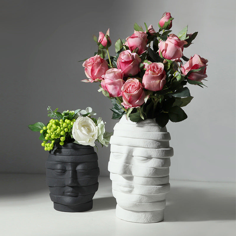 Artistic Vase, Modern Zen Vase, Creative Vase, Flower Arrangement Holder