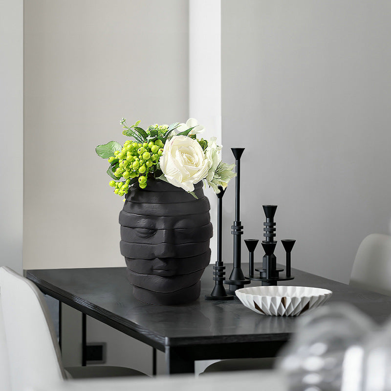 Artistic Vase, Modern Zen Vase, Creative Vase, Flower Arrangement Holder