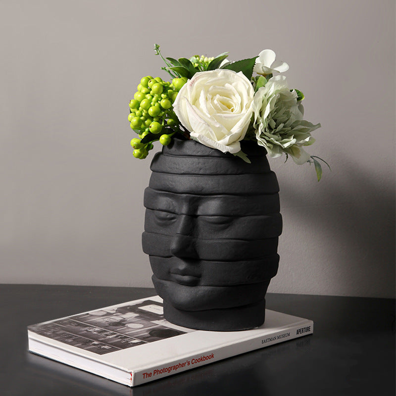 Artistic Vase, Modern Zen Vase, Creative Vase, Flower Arrangement Holder
