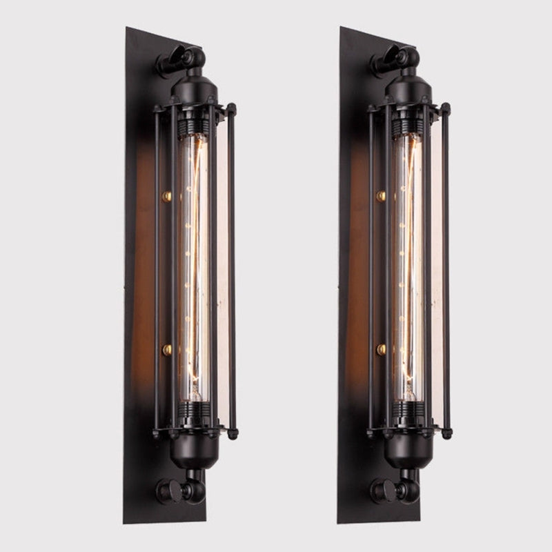 UV/LED E27 Wall Lamp Country Aisle Balcony Industrial Wind Iron Vintage Aidi Growing Flute Outdoor Bar Light