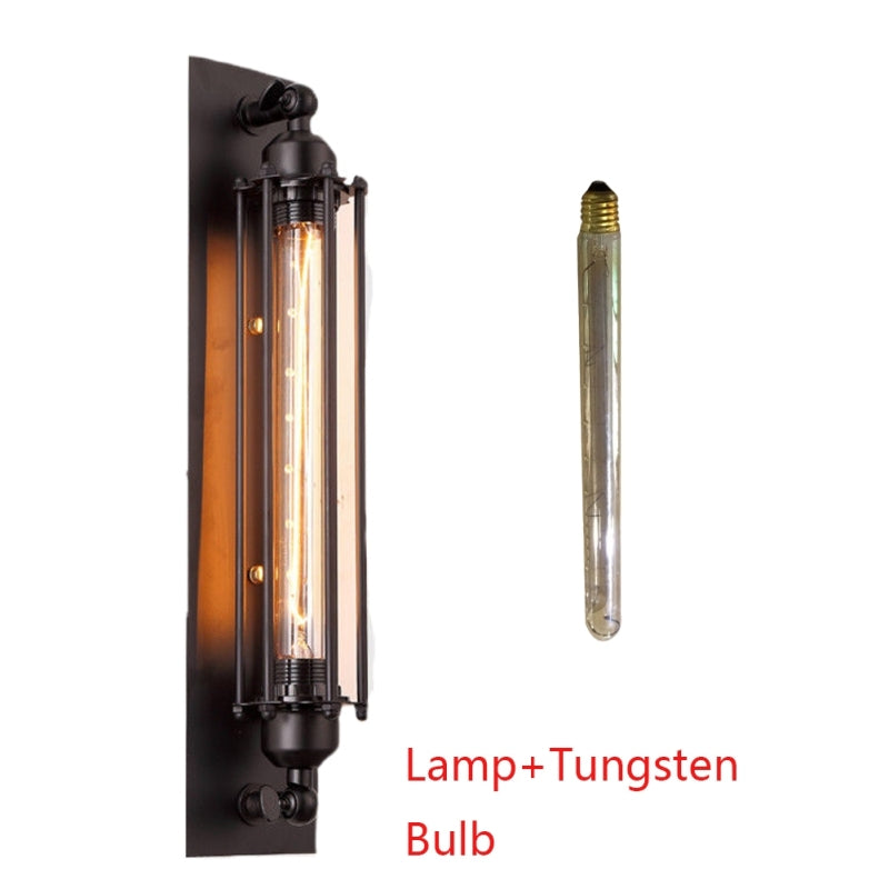 UV/LED E27 Wall Lamp Country Aisle Balcony Industrial Wind Iron Vintage Aidi Growing Flute Outdoor Bar Light