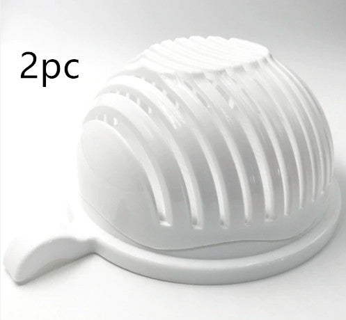 Salad Prep Bowl, Salad Cutter, Fruit and Vegetable Cutter