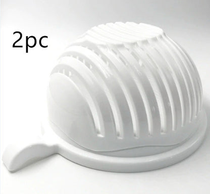 Salad Prep Bowl, Salad Cutter, Fruit and Vegetable Cutter