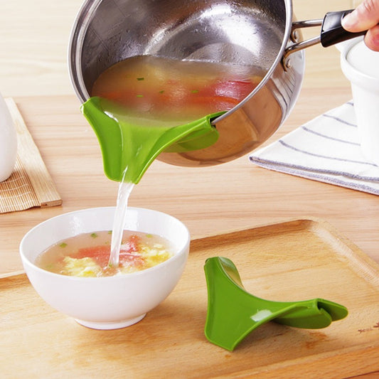 Silicone Soup Funnel, Safe Soup Pourer