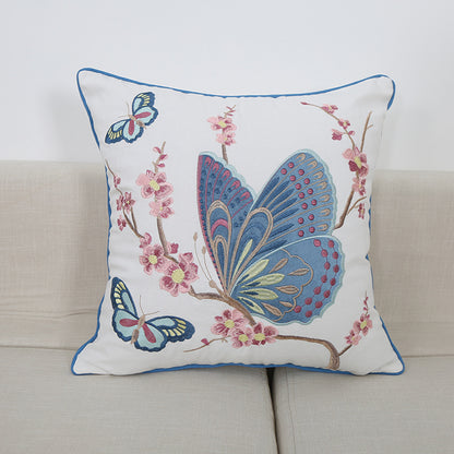 Embroidered Throw Pillow Cushion Office Sofa Pillow Cushion