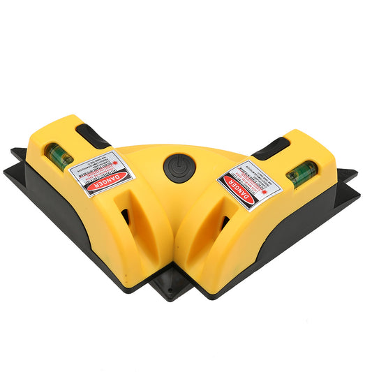 Laser Leveler, Right Angle Ground Line Level with 90 Degree Laser Level Ruler & Right Angle Laser Level Meter