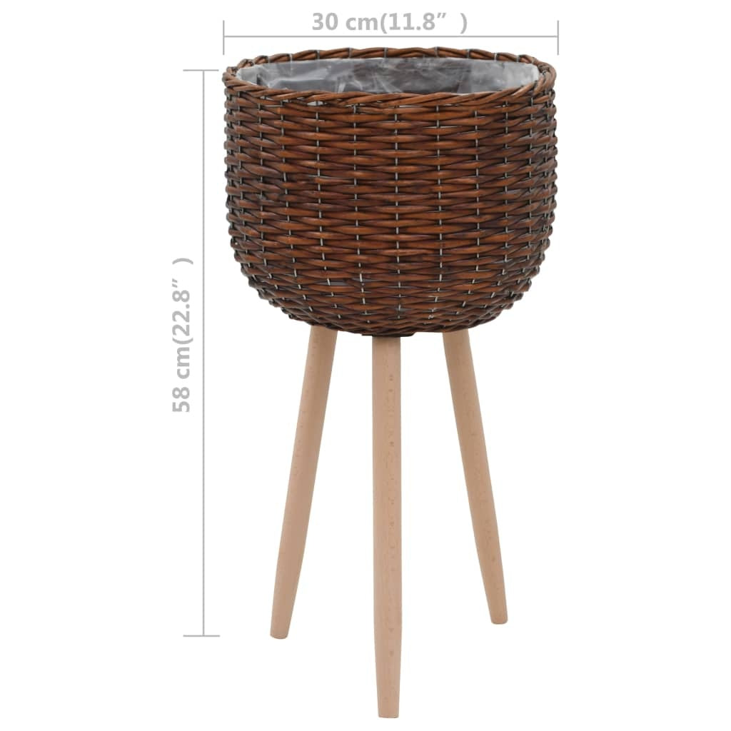 Wicker Planter with PE Lining
