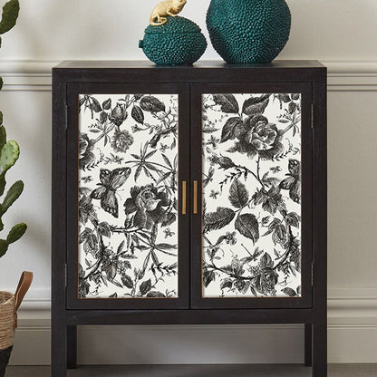 Floral Self-adhesive Wallpaper, Garden Wallpaper, Romantic Wallpaper, Floral Contact Paper