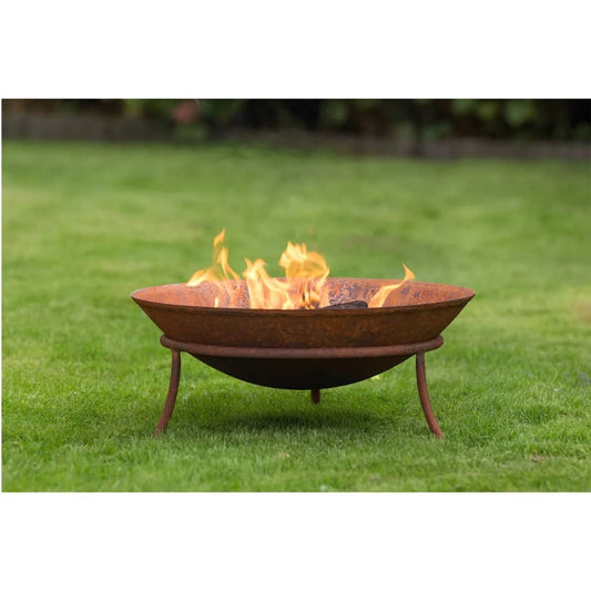 Tulsa Rust Steel Fire Pit