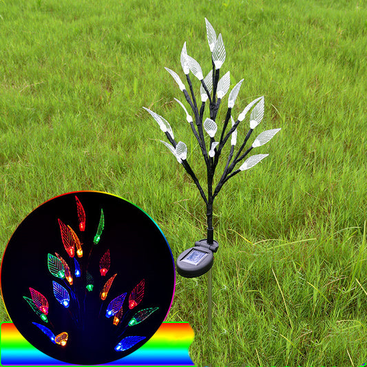 Solar Leaf Branch Lights, Solar Garden Path Light