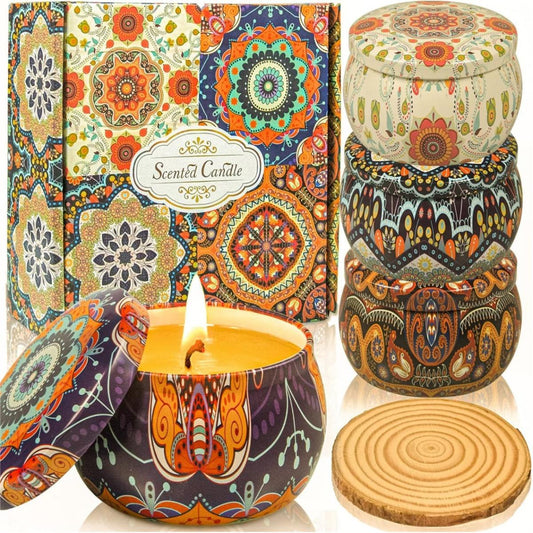 Moroccan Scented Candles, Decorative Candle Gift Set