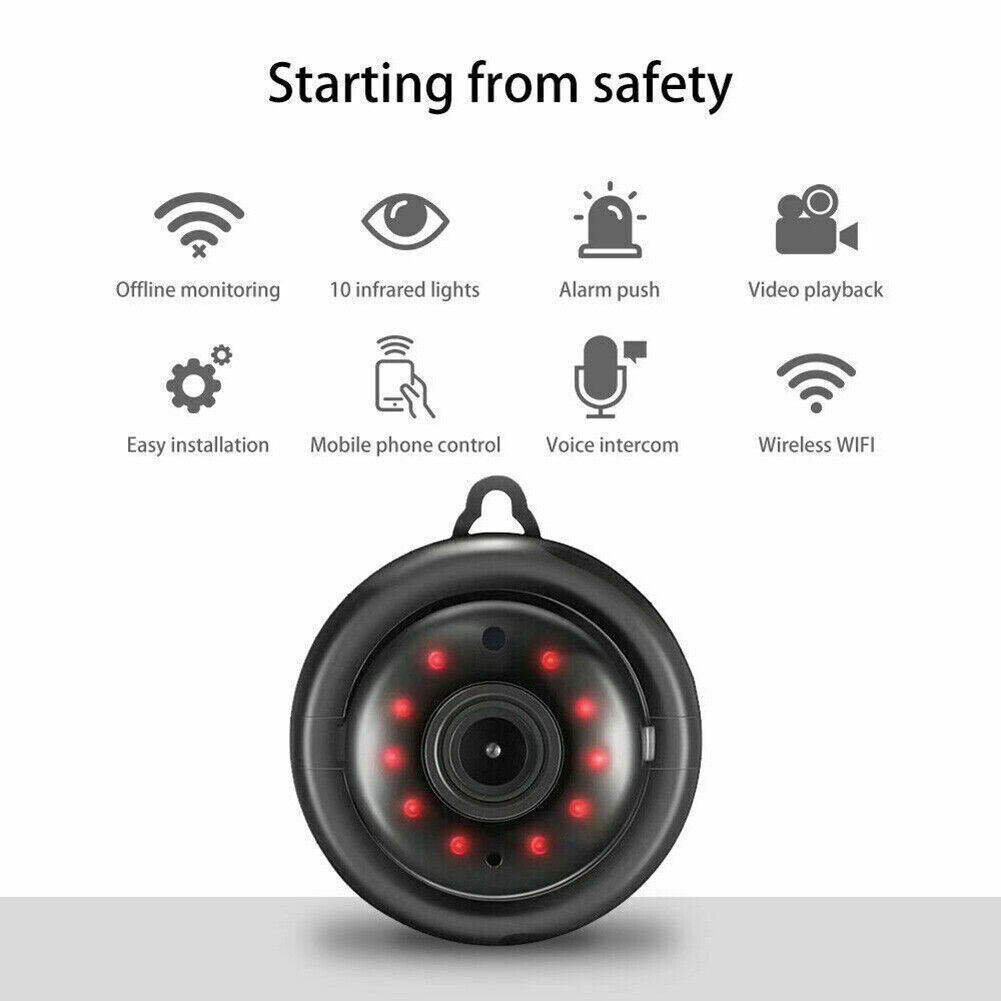 Indoor Or Outdoor CCTV WiFi Camera With 1080P, Wireless IR And Security Night Vision