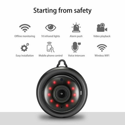 Indoor Or Outdoor CCTV WiFi Camera With 1080P, Wireless IR And Security Night Vision