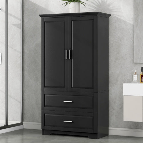 Black Bathroom Cabinet, Bathroom Storage, Storage Cabinet