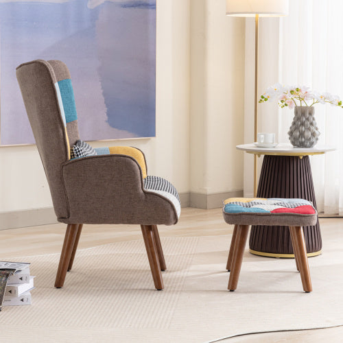Patchwork Accent Chair