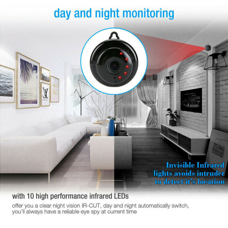 Indoor Or Outdoor CCTV WiFi Camera With 1080P, Wireless IR And Security Night Vision