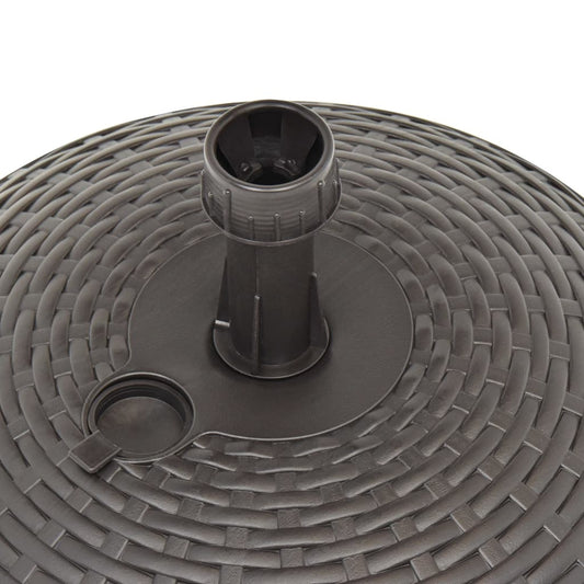 XL Patio Umbrella Base (Can Be Filled W/Sand Or Water, 20 L), Brown
