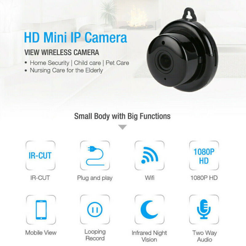 Indoor Or Outdoor CCTV WiFi Camera With 1080P, Wireless IR And Security Night Vision