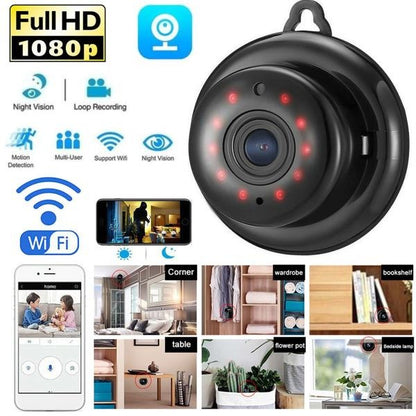 Indoor Or Outdoor CCTV WiFi Camera With 1080P, Wireless IR And Security Night Vision