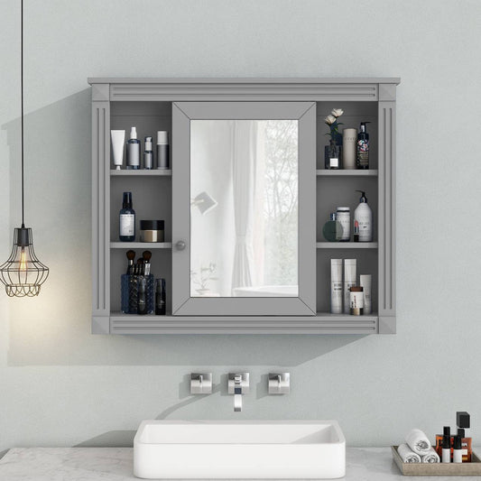 Wall Mounted Bathroom Storage Cabinet, Bathroom Wall Cabinet With Mirror, Medicine Cabinet